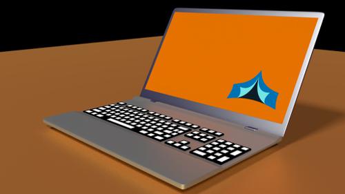 High-Poly Laptop preview image